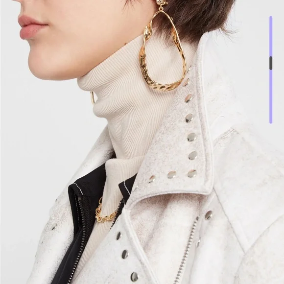 NWT Size 4 Desigual Ramones Westchester Fringe Jacket - Picture 4 of 16